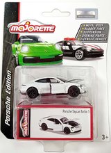 Spielzeugautos - Porsche Spielzeugauto mit Sammlerbox 911 Carrera Deluxe Majorette Aufklappbare Gummiräder aus Metall, 7,5 cm lang, verschiedene Ausführungen_0