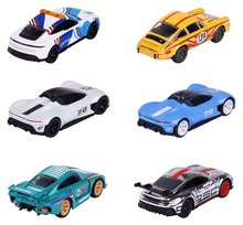 Samochodziki - Autko Porsche Motorsport Deluxe Majorette oraz pudełko kolekcjonerskie o długości 7,5 cm, 5 rodzajów_1