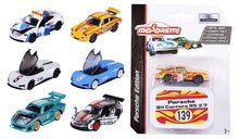 Mașinuțe - Mașinuță Porsche Motorsport Deluxe Majorette și o cutie de colecție 7,5 cm lungime 5 tipuri_0