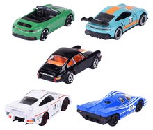 Seturi de mașinuțe - Mașinuțe Porsche Motorsport 5 Pieces Giftpack Majorette din metal 7,5 cm lungime set 5 tipuri în ambalaj cadou_0