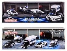 Játékautók  - Kisautók rendőrségi járművek Police Force 4 Pieces Giftpack Majorette fém 4 fajta ajándékcsomagolásban 7,5 cm hosszú_3