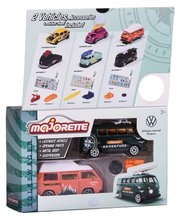 Játékautók  - Kisautók VW The Originals Majorette fém matricákkal hossza 7,5 cm szett 2 fajta 3 változat_9