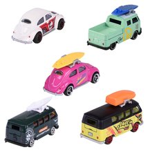 Seturi de mașinuțe - Mașinuță VW The Originals 5 Pieces Pack Majorette din metal 7,5 cm lungime set de 5 tipuri în ambalaj cadou_0