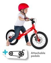 Kinderfahrräder 12 - Fahrrad Xtend Mg+Bike Red smarTrike erweiterbarer Magnesiumrahmen und 2 Scheibenbremsen von 3-7 Jahren_0