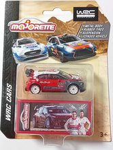 Samochodziki - Samochód rajdowy WRC Cars Majorette metalowe z gumowymi kółkami i zbieraczką pudełka 7,5 cm długość różne rodzaje_2