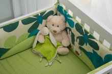 Otroška posteljnina - Sestavljanka za posteljico Joy Rabbits Green toT's-smarTrike zajčki gnezdo, odeja in rjuha zelena od 0 mesec_0