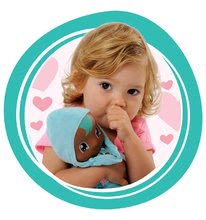 Játékbabák 9 hónapos kortól - Játékbaba hanggal Ethnique MiniKiss Smoby füles sapkában 27 cm kék 12 hó-tól_0