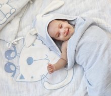 Babybettwäsche - Bettwäsche-Set Classic Blue Melange von toT's-smarTrike Nest, Decke und blaue Bettwäsche ab 0 Monaten_0