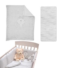Dječje posteljine - Spremnik za krevet Classic Grey Melange toT's-smarTrike gnijezdo, poplun i plahta siva od 0 mjeseci_0