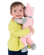 Păpuși de la 9 luni - Păpuşă mare Maxi Doll Minikiss Smoby 45 cm roz cu sunet de la 12 luni_2