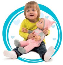 Păpuși de la 9 luni - Păpuşă mare Maxi Doll Minikiss Smoby 45 cm roz cu sunet de la 12 luni_2