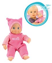 Păpuși de la 9 luni - Păpuşă cu sunet Minikiss Smoby pentru cei mai mici cu căciulă roz 27 cm de la vârsta de 12 luni_2