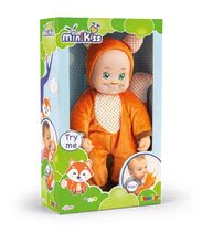 Bábiky od 9 mesiacov - Bábika v kostýme Líšky Animal Doll MiniKiss Smoby 27 cm so zvukom od 12 mes_0
