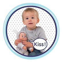 Kočíky pre bábiky od 12 mesiacov - Set chodítko a kočík s autosedačkou zvieratká Animal Minikiss 3v1 Smoby s brzdou a bábika Zajačik Lesné Zvieratká so zvukom_0
