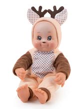 Játék babakocsi szettek - Szett mély és sport babakocsi DeLuxe Pastel Maxi Cosi&Quinny Grey 3in1 Smoby és játékbaba Őzike jelmezben Animal Doll MiniKiss 27 cm hanggal_3