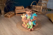 Panenky od 9 měsíců - Panenky v kostýmu Krokodýl Šnek Dinosaurus MiniKiss Croc Smoby se zvukem polibku s měkkým tělíčkem 3 kusy od 12 měsíců_1