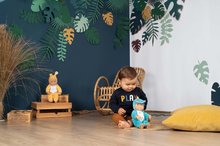Panenky od 9 měsíců - Panenky v kostýmu Krokodýl Šnek Dinosaurus MiniKiss Croc Smoby se zvukem polibku s měkkým tělíčkem 3 kusy od 12 měsíců_3