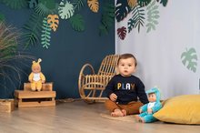 Igrače dojenčki od 9. meseca - Dojenčki v kostumih Krokodil Polžek Dinozaver MiniKiss Croc Smoby z zvokom 'cmok' in mehkim trebuščkom 3 kom od 12 mes_5