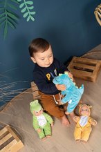 Bábiky od 9 mesiacov - Bábiky v kostýme Krokodíl Slimáčik Dinosaurus MiniKiss Croc Smoby so zvukom 'cmuk' s mäkkým telíčkom 3 kusy od 12 mes_2