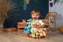 Lutke za djecu od 9 mjeseci - Lutka u kostimu Krokodil Puž Dinosaur MiniKiss Croc Smoby sa zvukom 'cmok' i mekim trbuščićem 3 kom od 12 mjes_13