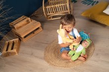 Panenky od 9 měsíců - Panenky v kostýmu Krokodýl Šnek Dinosaurus MiniKiss Croc Smoby se zvukem polibku s měkkým tělíčkem 3 kusy od 12 měsíců_11
