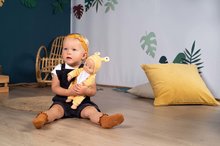Otroški sprehajalčki - Komplet sprehajalček in voziček z zavoro Croc Baby Walker Minikiss 3in1 Smoby in dojenček polžek 30 cm z zvokom_12