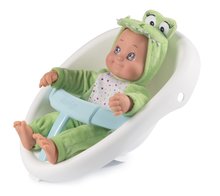 Járássegítők - Járássegítő és babakocsi játékbabának Croc Baby Walker Minikiss 3in1 Smoby fékkel és biztonsági övvel 12 hó-tól_1