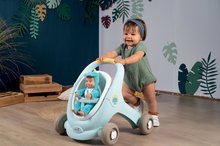 Járássegítők - Járássegítő és babakocsi játékbabának Croc Baby Walker Minikiss 3in1 Smoby fékkel és biztonsági övvel 12 hó-tól_7