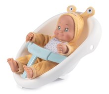 Detské chodítka - Set chodítko a kočík s brzdou Croc Baby Walker Minikiss 3in1 Smoby a bábika krokodíl 30 cm so zvukom_20