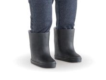 Îmbrăcăminte pentru păpuși - Cizme de cauciuc High Leg Boots Black Ma Corolle pentru păpușa de jucărie de 36 cm de la 4 ani_0