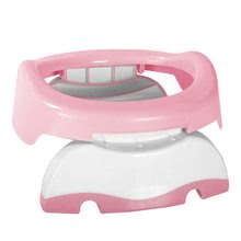 Bilik és wc-szűkítők - Utazó bili/ WC szűkítő Potette Plus Pastel rózsaszín-fehér + 3 db eldobható zacskó és utazótáska 15 hó-tól_3