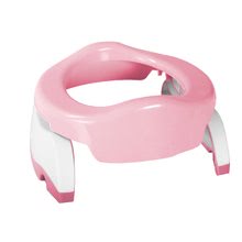 Pots et réducteurs de toilettes - Couche de voyage / réduction pour WC Potette Plus Pastel Kalencom Rose-blanc + 3 pièces de rechange et un sac de voyage de 15 mois_1