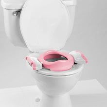 Töpfchen und Reduktionen für die Toilette - Reisetöpfchen / Toilettenaufsatz Potette Plus Pastel Kalencom rosa-weiß + 3 Stk Einwegeinlagen für Reisetöpfchen und Reisetasche ab 15 Monaten_2