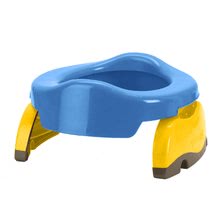 Cestovní nočník/redukce na WC Potette Plus modro-žlutý od 15 měsíců