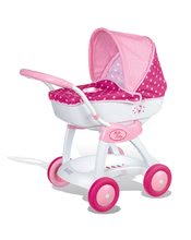 Vozički za punčke in dojenčke kompleti - Komplet voziček Hello Kitty Smoby za dojenčka globok (55 cm ročaj), kuhinja Máša in dojenček Baby Nurse z oblekicami od 18 mes_4