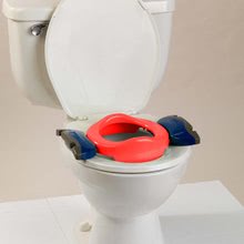 Nočníky a redukce na toaletu - Cestovní nočník/redukce na WC Potette Plus červeno-modrý od 15 měsíců_0