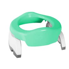 Bilik és wc-szűkítők - Utazó bili/ WC szűkítő Potette Plus Pastel zöld-fehér + 3 db eldobható zacskó és utazótáska 15 hó-tól_3