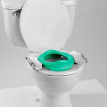 Töpfchen und Reduktionen für die Toilette - Set Reisetöpfchen / Toilettenaufsatz Potette Plus 2v1 Kalencom grün mit Silikoneinlage + 10 Einwegeinlagen für Reisetöpfchen und Reisetasche ab 15 Monaten_4