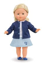 Játékbaba ruhák - Szvetter Cardigan Navy Blue Ma Corolle 36 cm játékbabának 4 évtől_0