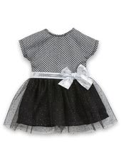 Oblačila za punčke - Oblačilo Evening Dress Black and Grey Ma Corolle za 36 cm punčko od 4 leta_1