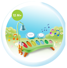 Jouets sonores - Xylophone musical Cotoons Smoby avec des tambours et une cloche depuis 12 mois_1