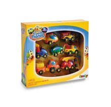 Steze za avtomobile - Komplet avtomobilska steza Mega Jump Vroom Planet Smoby skakalna steza in komplet 7 avtomobilčkov od 18 mes_1
