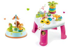 Bébi játékszettek - Szett készségfejlesztő asztal Cotoons Smoby funkciókkal és körhinta táncoló figurákkal és dallamokkal_9