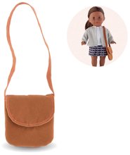 Játékbaba ruhák - Válltáska Messenger Bag Brown Ma Corolle 36 cm játékbabának 4 évtől_2