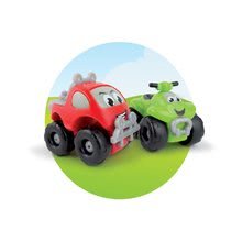 Mașinuțe - Maşinuţă jeep şi vehicul cu patru roţi Vroom Planet Smoby cu lungime de 8 cm de la 12 luni_3