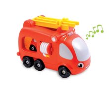 Garázsok - Elektronikus tűzoltóautó Vroom Planet Smoby hanggal hossza 21 cm 12 hó-tól_0