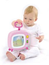 Hračky zvukové - Televízor Cotoons Smoby s hudbou pre kojencov ružový od 6 mes_1