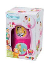 Vývoj motoriky - Šálky na skladanie Happy Tower Cotoons Smoby 5 kusov ružové od 12 mes_7
