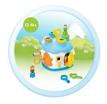 Razvoj motorike - Smoby 211325 Cotoons vkladací domček s kľúčmi a figuricami, rožnata a modrý, +12 mesiacov, 23*27*23 cm od 12 mes_3