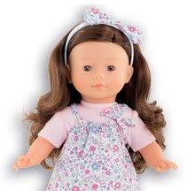 Oblečení pro panenky - Čelenka do vlasů s kartáčem Hair Brush Set Flowers Corolle pro 36cm panenku od 4 let_0